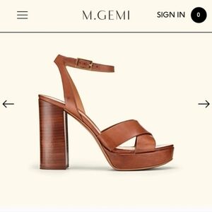 Bn Platform Heels by M. Gemi